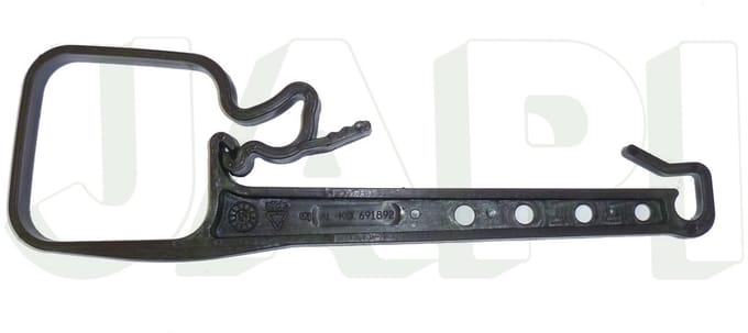Alko remkabelhouder vierkant 80mm