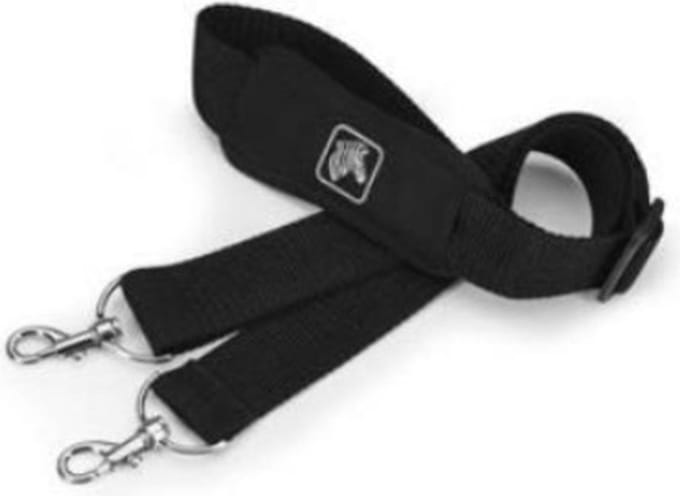 Zebra shoulder strap