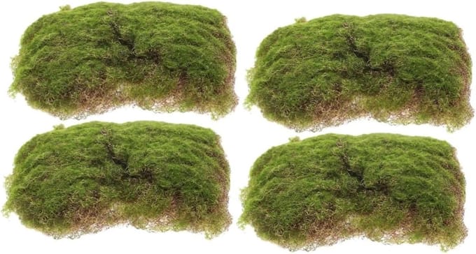 Kunstgras Matten - Nep Gazon - Modelbouw Decoratie - Realistische Simulatie - 2 Sets - Groen