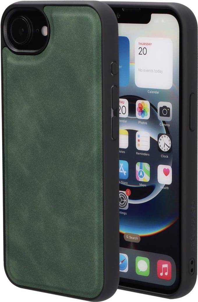 Mobiparts Classic Backcover geschikt voor Apple iPhone 17e/16e Emerald - Groen - MagSafe