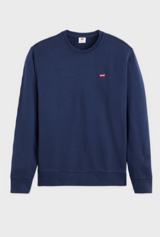 Crewneck sweatshirt man blauw