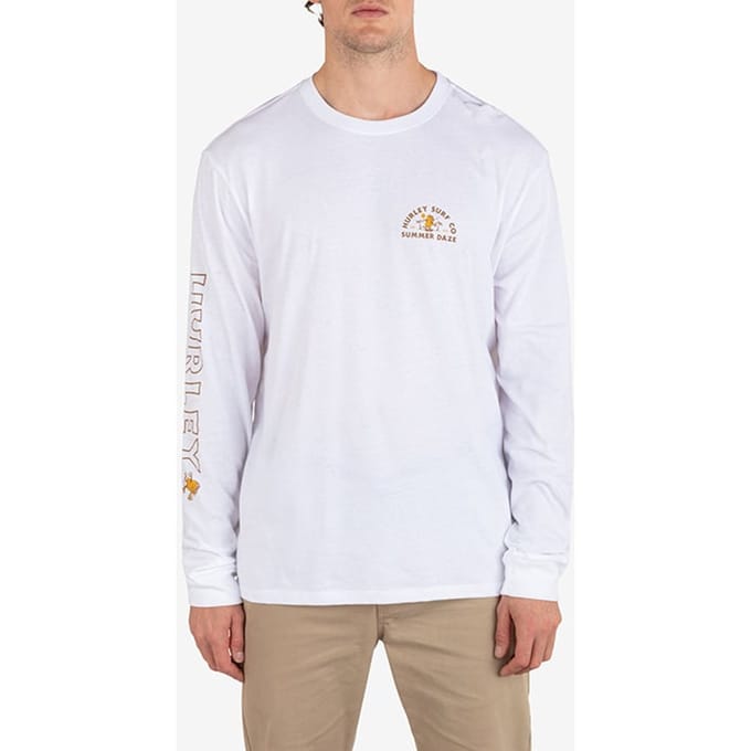 Hurley Evd Summer Daze Long Sleeve White Maat: S | Longsleeves Outlet | Heren | Wit