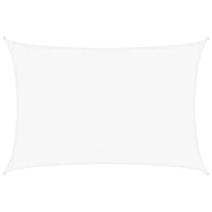 vidaXL - Zonnezeil - 160 - g/m² - 3,5x4,5 - m - HDPE - wit
