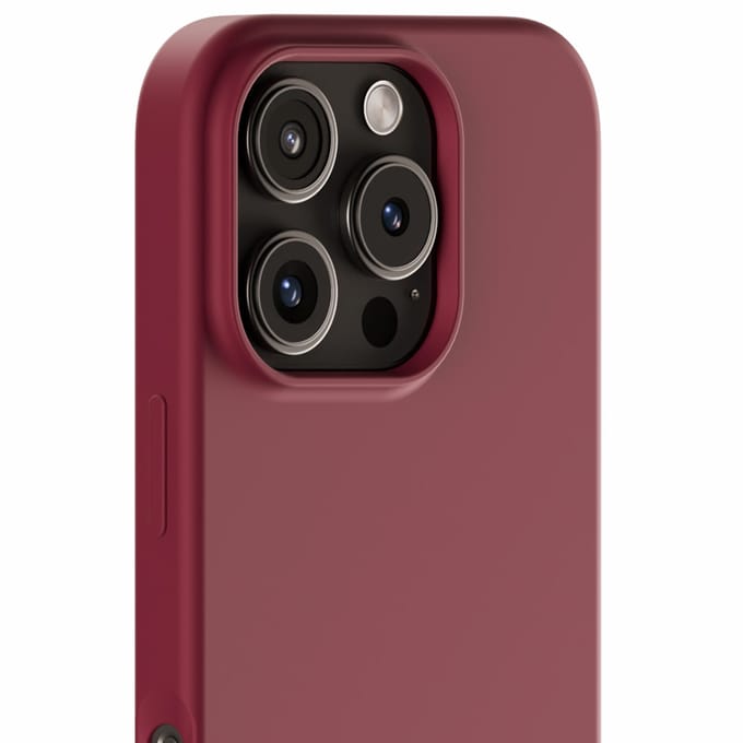 Holdit Silicone Case geschikt voor Apple iPhone 16 Pro Max - Red Velvet