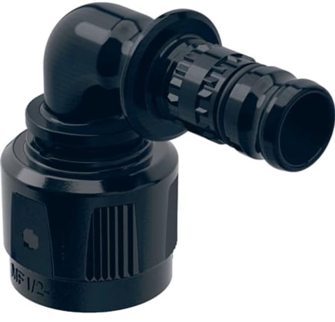 Geberit Mepla Overgangsbocht 90° met MasterFix, DN 15, 622.452.00.5