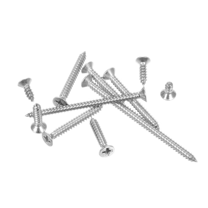 A2 DIN7982 #6 304 3.5mm Roestvrijstalen Schroef Verzonken Zelfborend Hout 3.5mmx10mm