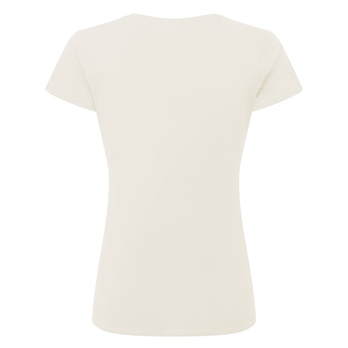 Russell Dames/Dames Authentiek Klassiek T-Shirt (Natuurlijk)