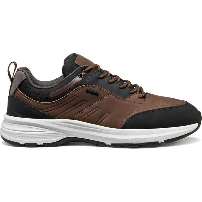 GEOX SENALES ABX HEREN Sneakers - COGNAC/ZWART - Maat 44