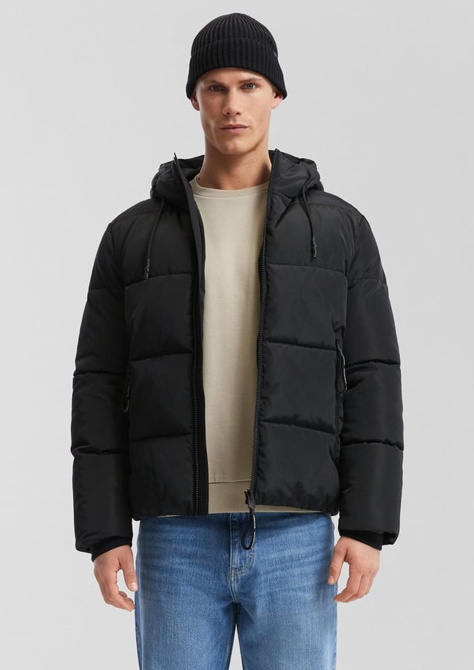 Q/S designed by - Heren jas - Maat XL - Mannen - ZWART - vulling