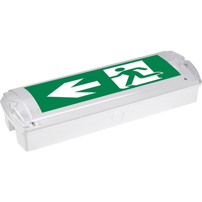 Ledino Hamm LED vluchtwegverlichting, inbouw, IP65 6500K