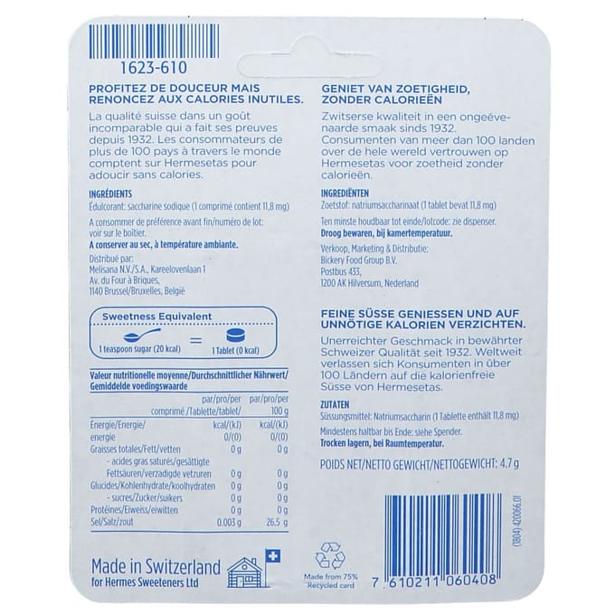 Hermesetas Mini Sweets 400 Tabletten