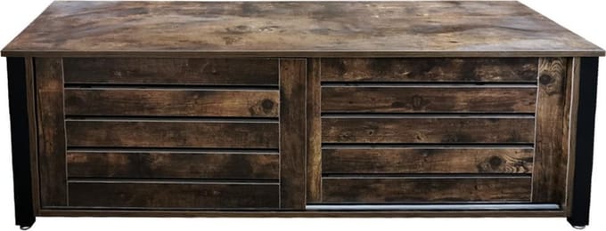 TV meubel Stoer - dressoir kast met schuifdeuren - 130 cm breed
