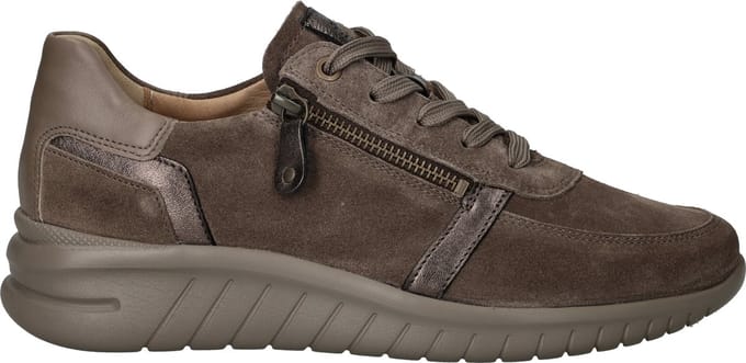 Dames Veterschoenen Hartjes Wave Shoe Muskat G+ Taupe - Maat 39