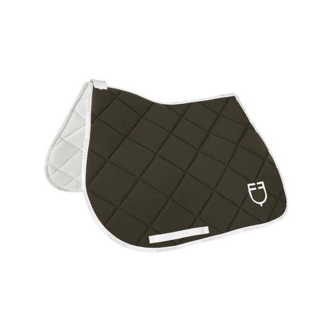 Technisch stoffen springzadeldoek met logo voor paard Equestro
