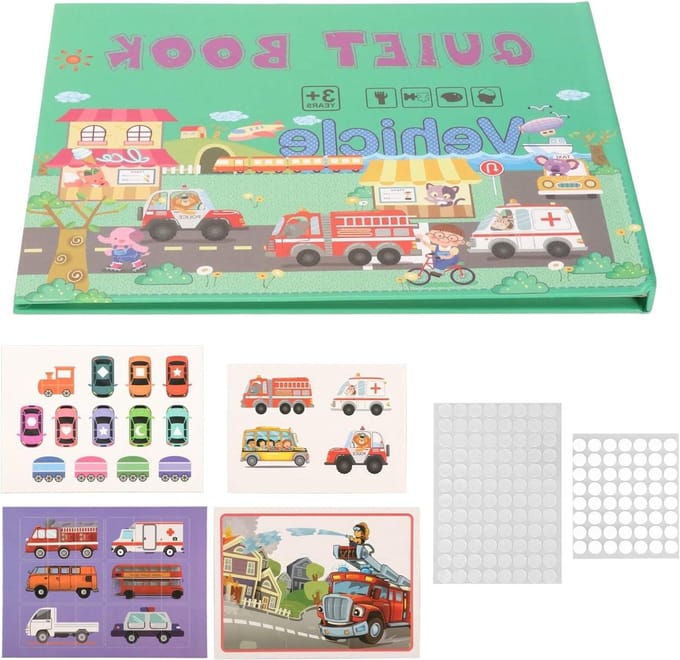 Kind Activiteitenboek - Leerboek Peuters - Logisch Denken Trainen - Scheur- en Plakontwerp - 28 x 21 cm - Multicolor