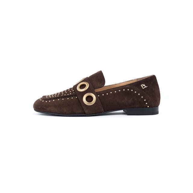 Babouche MG-Shelly-2 instapper bruin, 38 / 5
