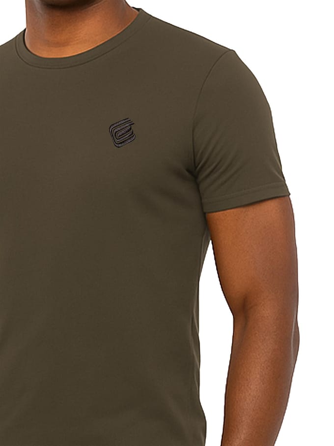 Enzo | Heren Slim Fit T-shirt & Fleece Shorts Set