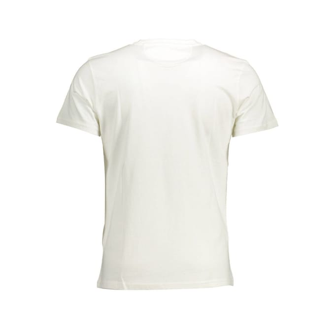 La Martina Bianco Katoenen Heren T-Shirt