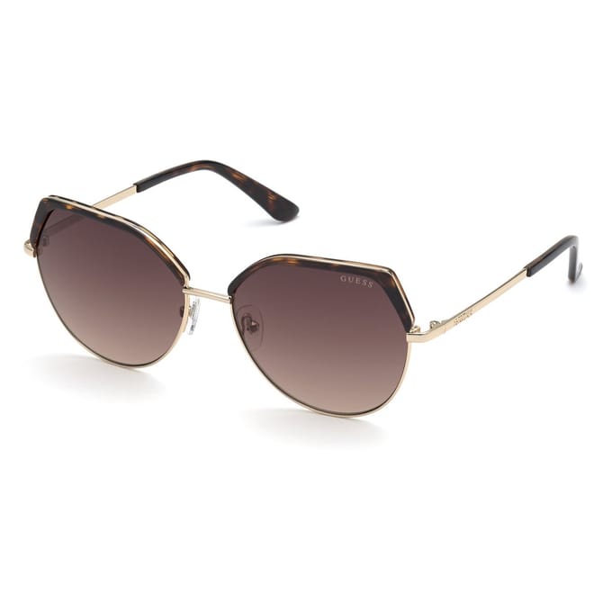 Guess Zonnebril In Donker Havana-bruin