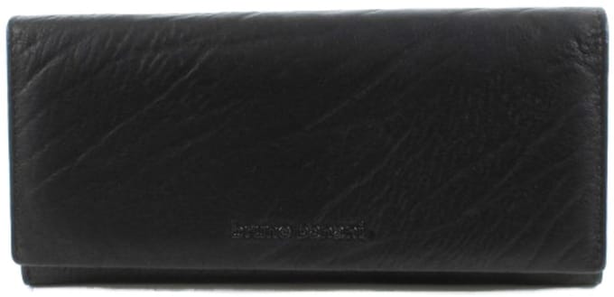 bruno banani Leren Portemonnee Africa Wallet Black Zwart