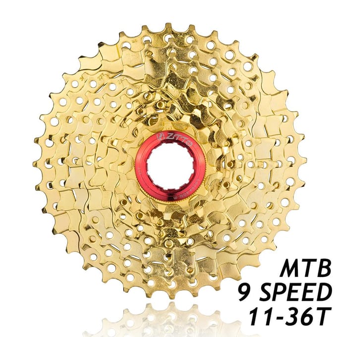 ZTTO Cassette Dorée Vélo 11 36T Pignons Pièces 9 10 Vitesses Optionnel or