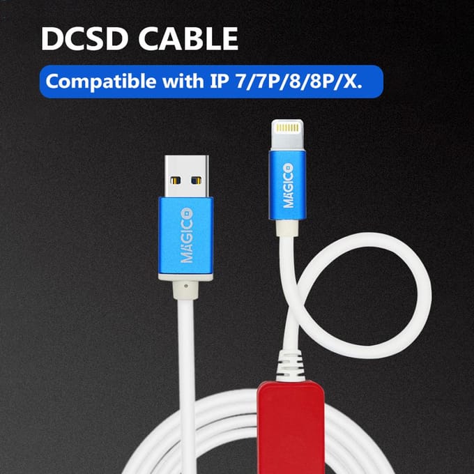 Câble d'ingénierie de récupération de Mode de câble DCSD automatique professionnel câble USB DCSD Compatible avec multicolore