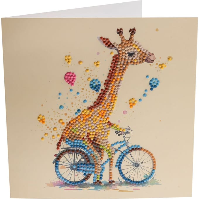 Diamond Painting "Crystal Art Card" - Giraffe