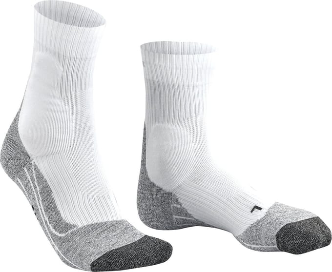 FALKE TE2 anti-blaar katoen functioneel materiaal tennissokken heren wit - maat 46-48