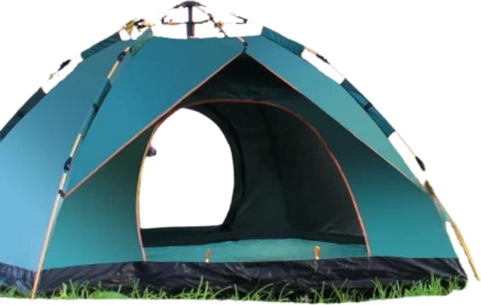 Schaduwtent - Strand - Vouwtent - Zonnetent voor Kamperen - Pop up - 210x210cm - Blauw