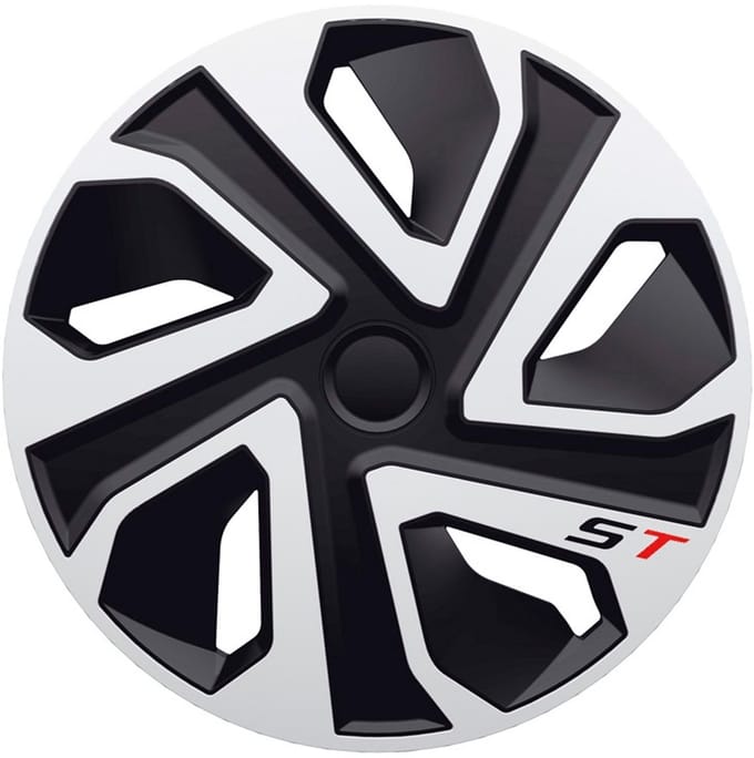 J-Tec Wieldoppen 14 inch ST zilver/zwart