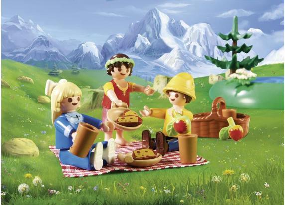 PLAYMOBIL Heidi, Klara en Peter bij het meer - 70254
