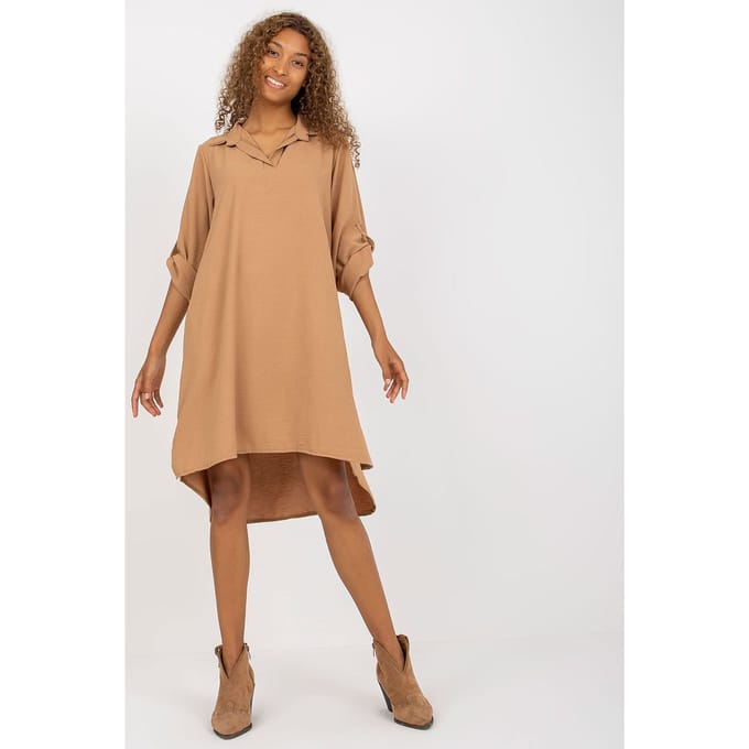 Casual Ease Dress - Brown / One Size