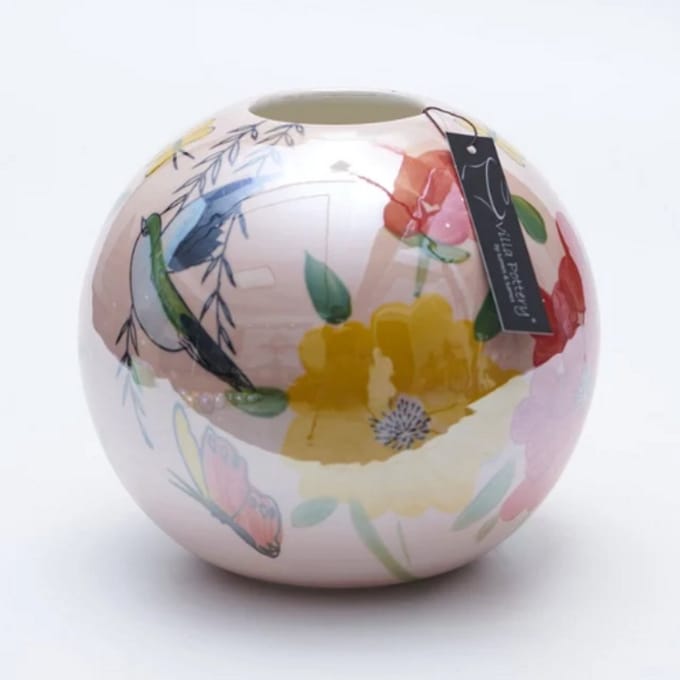 Vaas - Villa Pottery - Decoratie - Woondecoratie - Porselein - Waterdicht - Magic Ball D