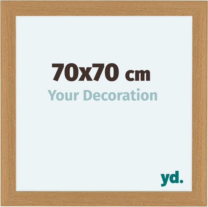 Your Decoration - Fotolijst 70x70 cm - MDF - Beuken - Como