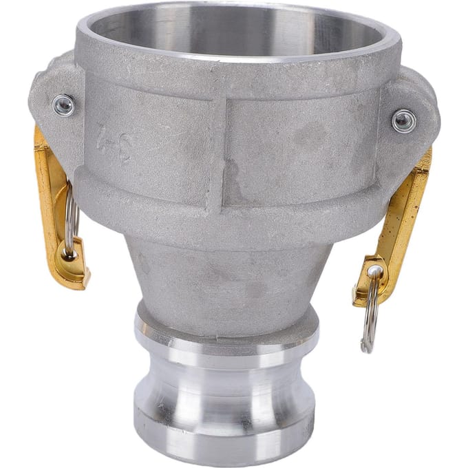 Aluminium Type DA Slangkoppeling Cam en Groove Koppeling Reducer 3 Inch Binnendraad en 2 Inch Buitendraad