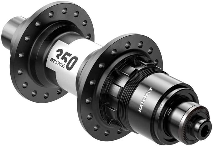 Dt Swiss 350 Non Disc Qr Sram Xdr Achternaaf Zilver 32H / 5 x 130 mm