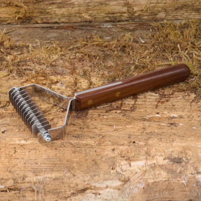 Mars Coat-King Professionele trimmer – Lange vachten – 12 messen – 5 mm afstand – Houten handvat