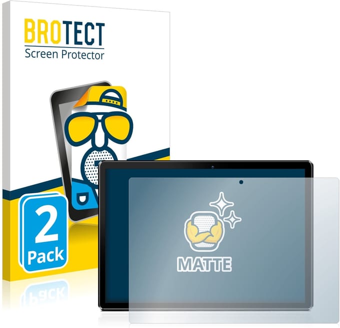 BROTECT - Screenprotector voor Pritom M10 10.1" - Folie Beschermfolie matte 2 Stuks