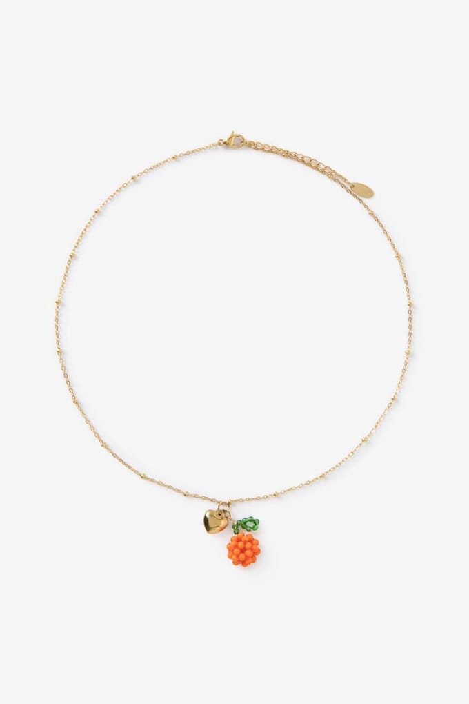 Sissy-Boy - Gold plated ketting met sinaasappeltje