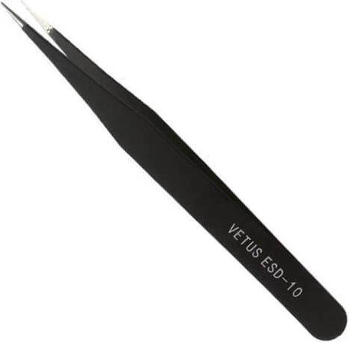 Dermarolling Black Tweezer - Wimperpincet ESD #10