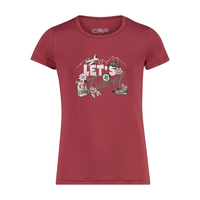 Meisjes T-shirt met bedrukt patroon CMP