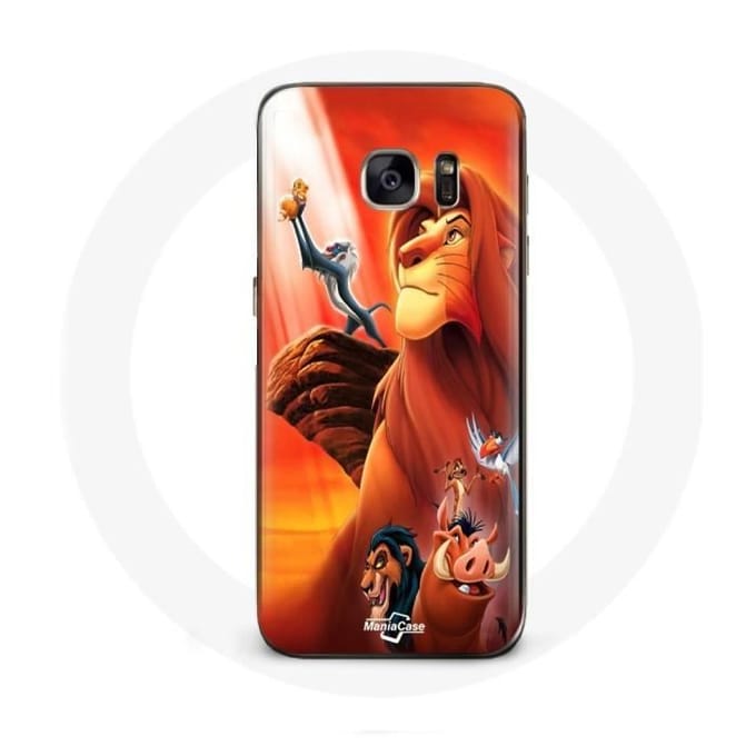 Samsung Galaxy S7 Hoesje De Lion King Simba en Mufasa