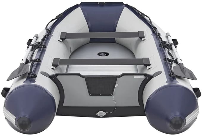 Opblaasboot / Rubberboot 320 cm / boot - 2 banken - Grijs - Incl. 2 peddels
