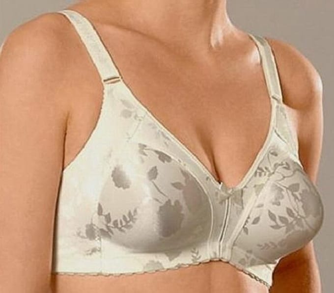 Naturana - Minimizer bh met bloemenpatroon - 5363 - Ivoor - 100B