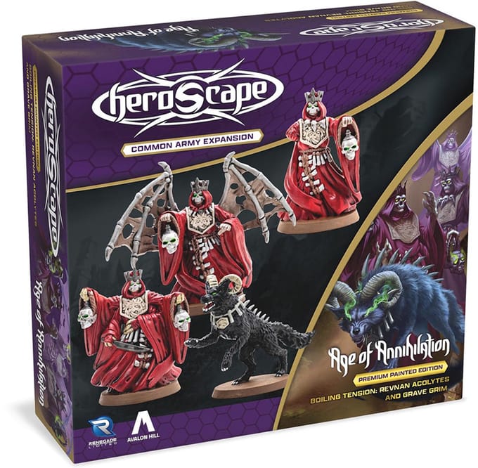 Heroscape BT Revnan Acolytes & Grave Grim - Miniaturen - Engelstalig - Renegade Game Studios
