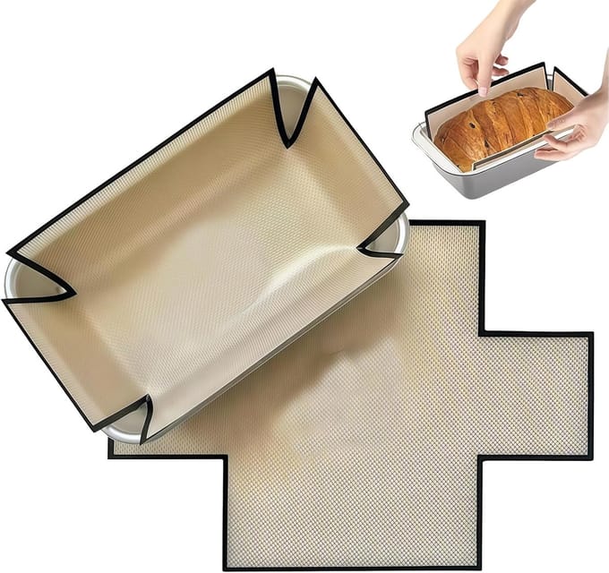 Bakmat Brood Set - Anti-aanbak Matten - Bakken Thuis - Herbruikbaar Siliconen - 30x22cm