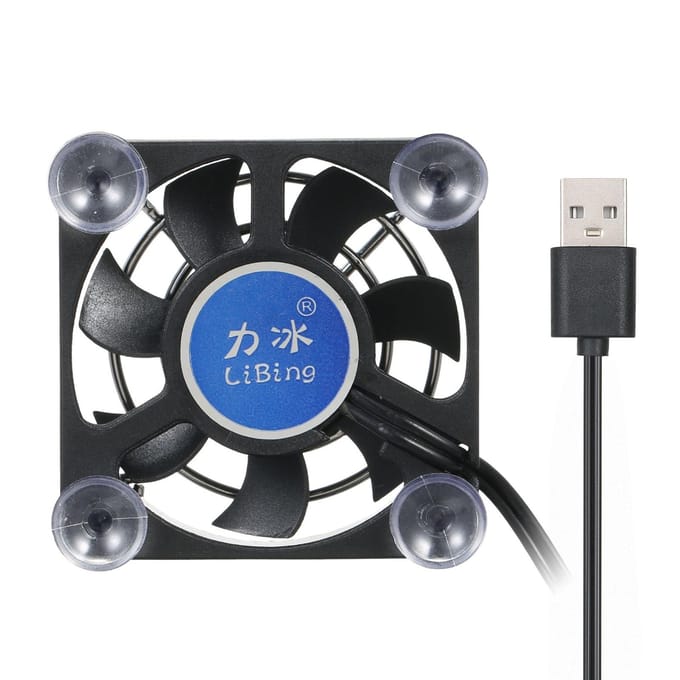 5cm mobiele telefoon warmteafvoerventilator smartphone tablet radiator mini draagbaar ontwerp snelle koeling zwart