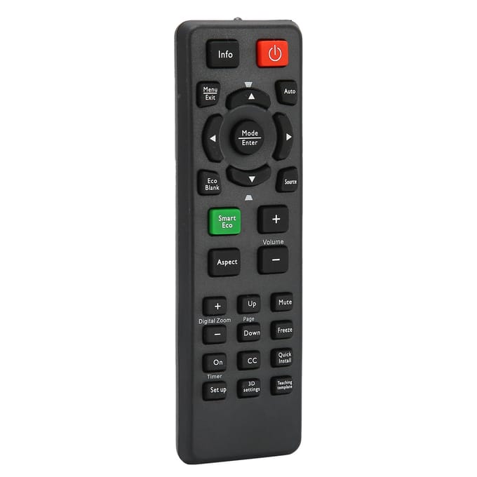 Afstandsbediening Geschikt voor BenQ Projectoren MS517 MX720 MW519 MS517F MS506 MX501 MH680 RC02 TH682ST black