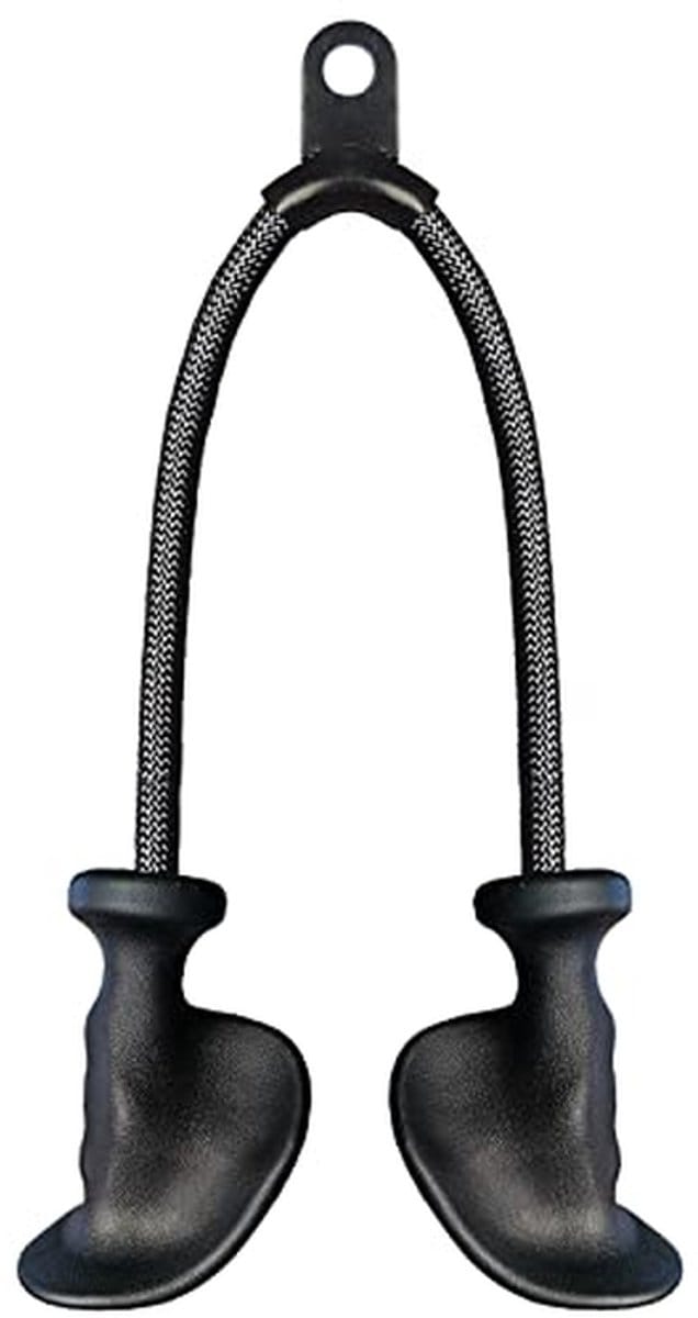 Ergonomische Triceps Touw Pull-Down Bevestigingen voor Kabelmachine - Extra Lange 27, 32, 40 & 47 Inch