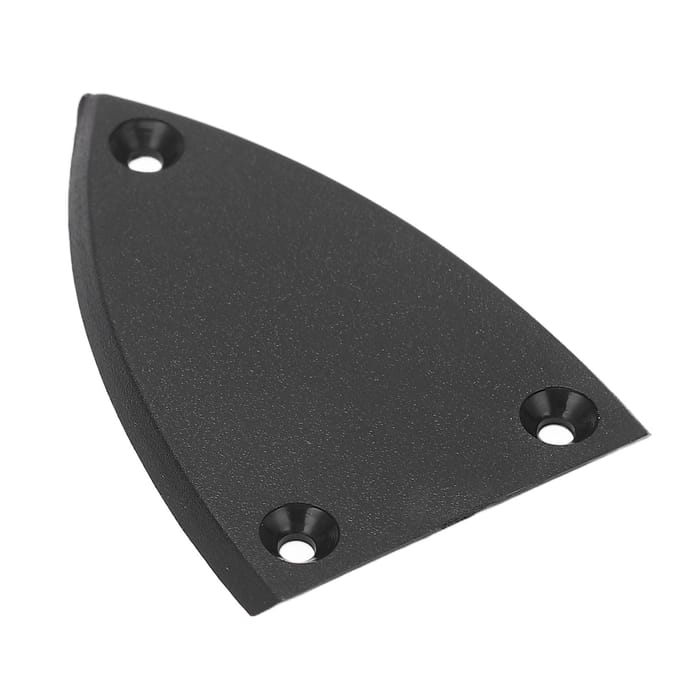Driehoekige Truss Rod Cover 3 Gaten Plastic voor Bas Akoestische Elektrische Gitaar Vervangingsonderdelen Zwart black